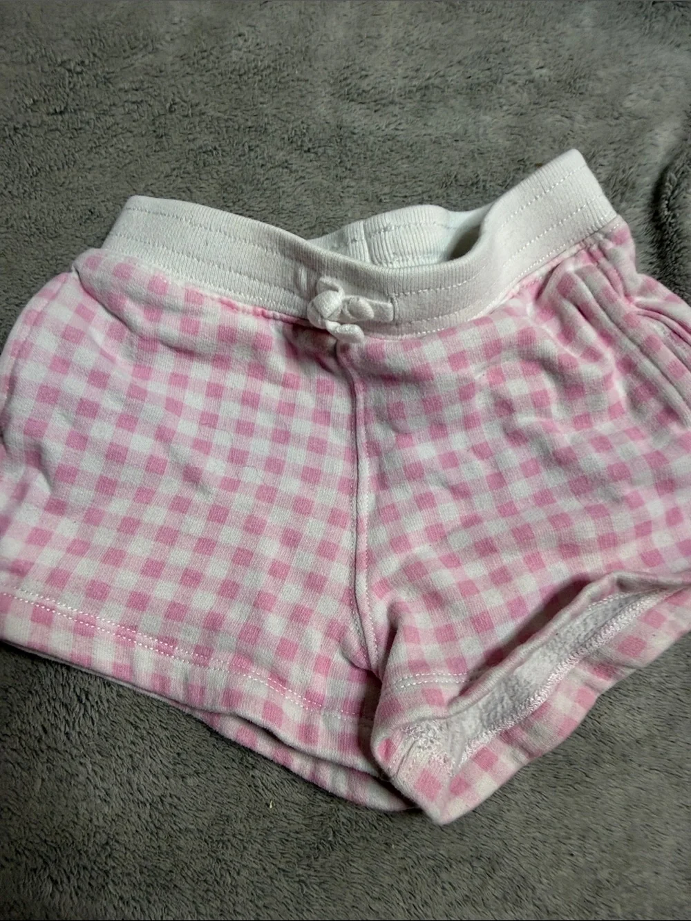 Ralph Lauren Pink Gingham Girls' Cotton Shorts